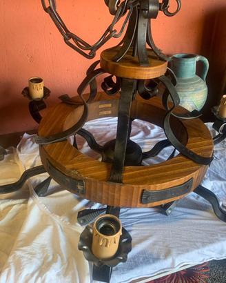 LAMPADARIO ARTE POVERA 