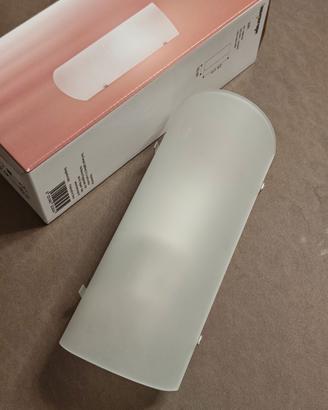 APPLIQUE LAMPADARIO VETRO OPACO NUOVO