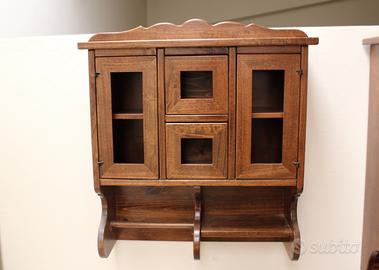 3 Pensili Cucina in legno di Noce