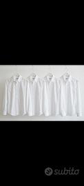Lotto 4 camicie bianche donna M Calliope