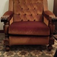 Divano letto con due poltrone