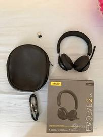 Cuffie Jabra Evolve2 65 UC Stereo Wireless - USB-A