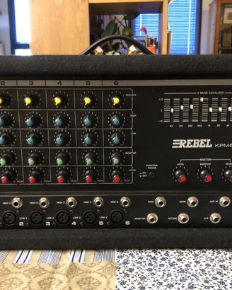 Mixer amplificato Rebel KPM 600 come nuovo