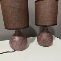 Coppia di lampade da tavolo ikea