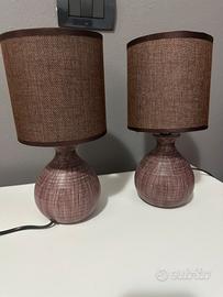 Coppia di lampade da tavolo ikea