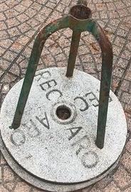 Porta ombrellone pubblicitario anni '50 RECOARO