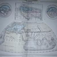 Carta geografica dell'Ottocento 