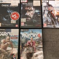 Giochi PC, Far Cry, Battlefield, Metal Gear Solid