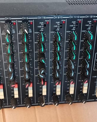 Mixer microfonico/stereo 14 canali InterM