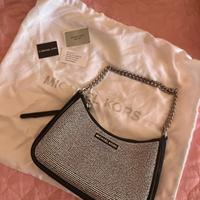 Borsa Michael Kors nera con brillantini
