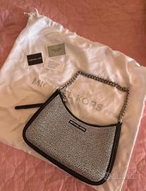 Borsa Michael Kors nera con brillantini