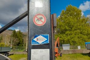 Trattore Forestale Lamborghini con Forche Frontali