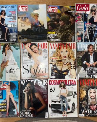 Lotto di 18 riviste miste gossip, attualità e moda