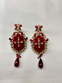 ORECCHINI ORO/SMALTO -NUOVI