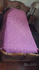 Coppia Letti in paglia di Vienna