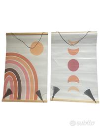 Due poster decorativi da parete