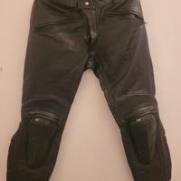 Pantalone in pelle moto Mtech