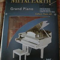 metal earth pianoforte a coda, gran piano, kit