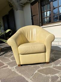 Poltrona vintage pelle