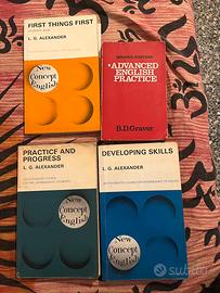 Libri - 4 libri x studio lingua inglese