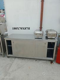 banc da 180cm con ruoe
