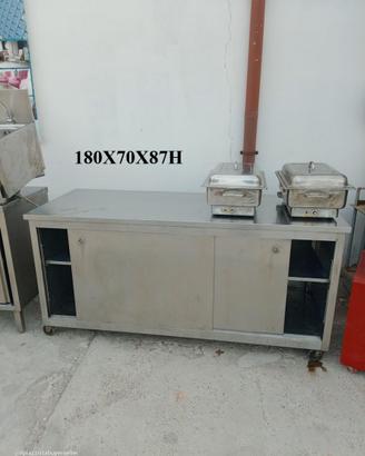banc da 180cm con ruoe