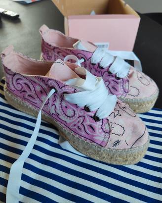 Sneakers Espadrillas Manebí Rosa tg 37