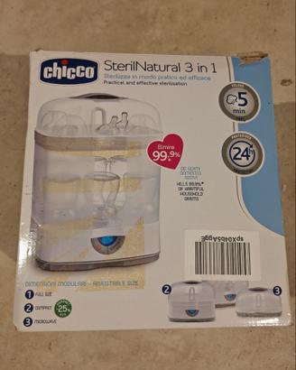 Sterilizzatore a vapore Chicco SterliNatural 3in1