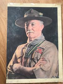 Stampa Robert Baden-Powell (fondatore scoutismo)