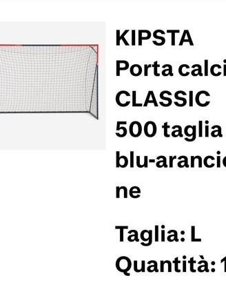 porta calcio da giardino 
