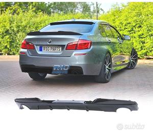 DIFFUSORE BMW F10 F11 10-16 LOOK M NERO LUCIDO