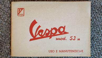 MANUALE VESPA MOD.53 U