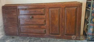 portone legno massiccio .