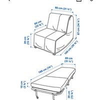 Ikea Poltrona letto non spedisco