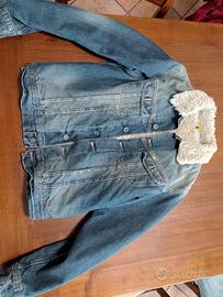 giubbotto in jeans imbottito 