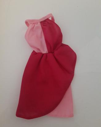 Abito rosa e fucsia anni 80