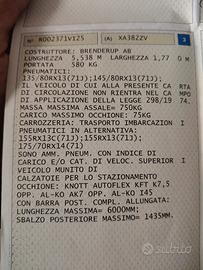 carrello ellebi 750kg sfrenato