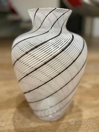 Vaso vetro di Murano Vetrati 1987