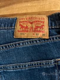 jeans levi's 511 slim uomo