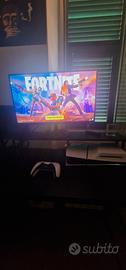 ps5 silm con disco+monitor asus 120fps