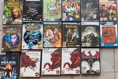 Diversi giochi per pc, world of warcraft e altri