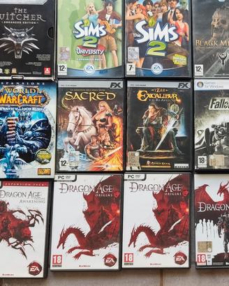 Diversi giochi per pc, world of warcraft e altri