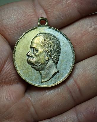 1901 Medaglia Pellegrinaggio Pantheon UmbertoI Ø30