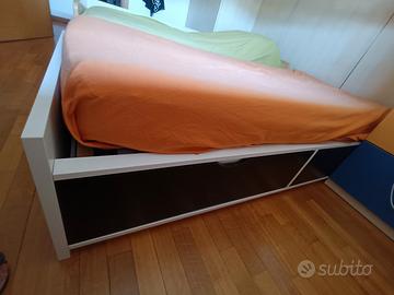 Letto singolo Ikea 90x200 con materasso