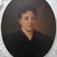 Quadro olio tela Luigi Morgari no tempera disegno 