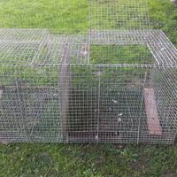 GABBIA PER CONIGLI IN RETE METALLICA ZINCATA