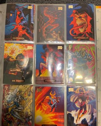 🃏✨ Collezione 276 Carte Marvel – Anni ’90