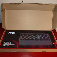 Tastiera NUOVA gaming AOC GK500 RGB meccanica layo