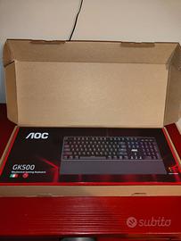 Tastiera NUOVA gaming AOC GK500 RGB meccanica layo