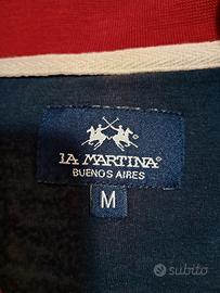felpa con zip La Martina 
